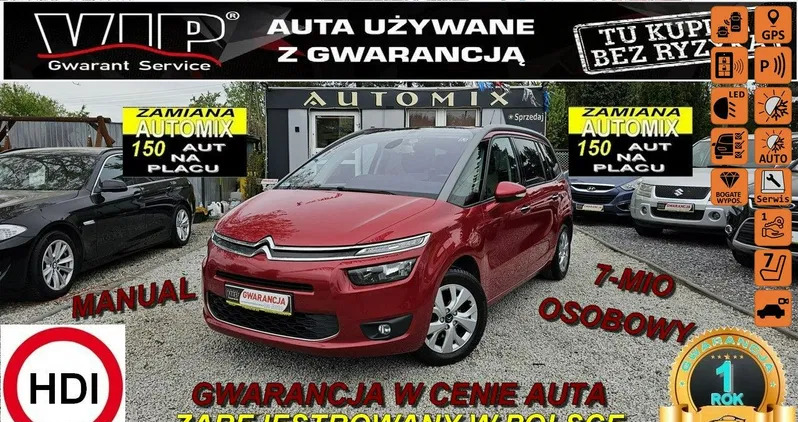 połczyn-zdrój Citroen C4 Grand Picasso cena 38900 przebieg: 192000, rok produkcji 2013 z Połczyn-Zdrój